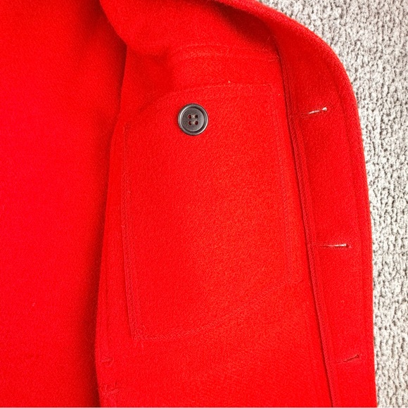 Vintage Filson Mackinaw Wool Cruiser Red Mens 42 Hunting Jacket Seattle USA READ - Picture 15 of 16